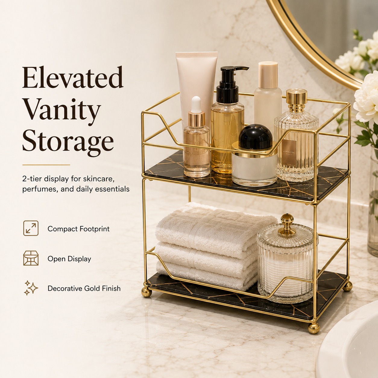 2-Tier Elite Vanity Tower by Matrix