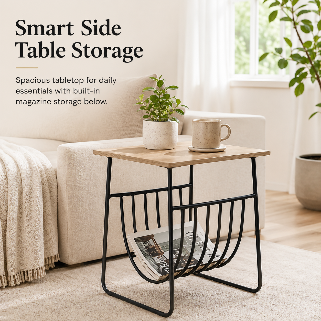 U-Rack Side Table by Matrix
