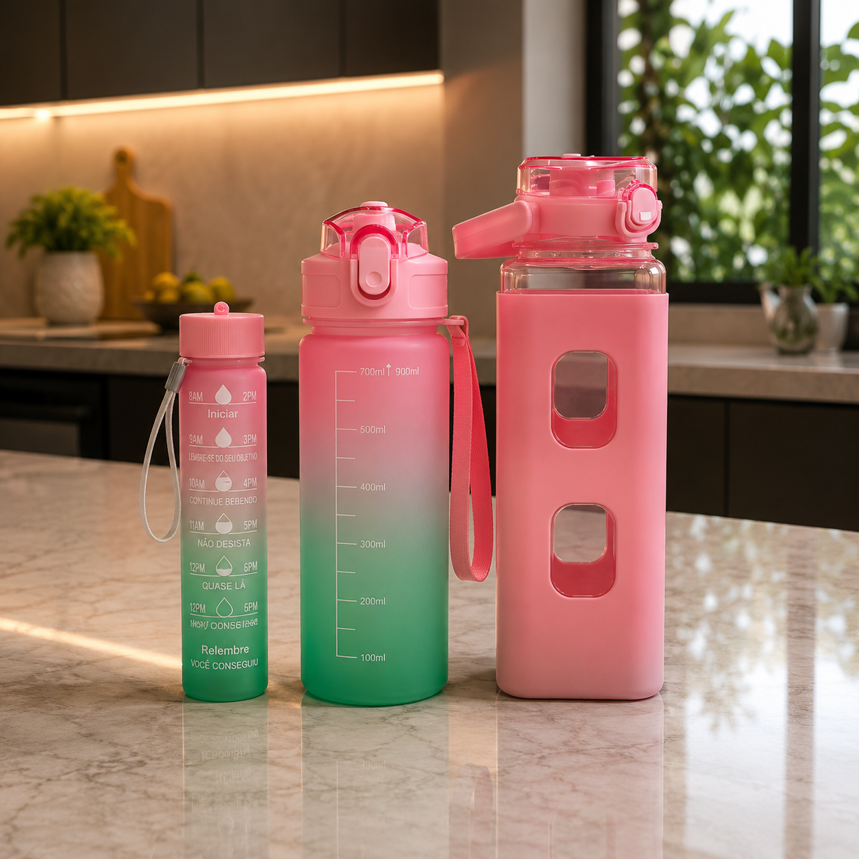 DailyHydration 3-Pcs Bottle Set