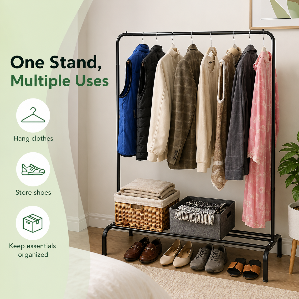 Single Pole Metal Cloth Stand By Matrix (A)