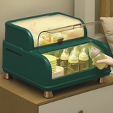 Double lid bottle organizer