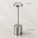 Dimmable 3-Colour Touch Table Lamp with USB-C Charging