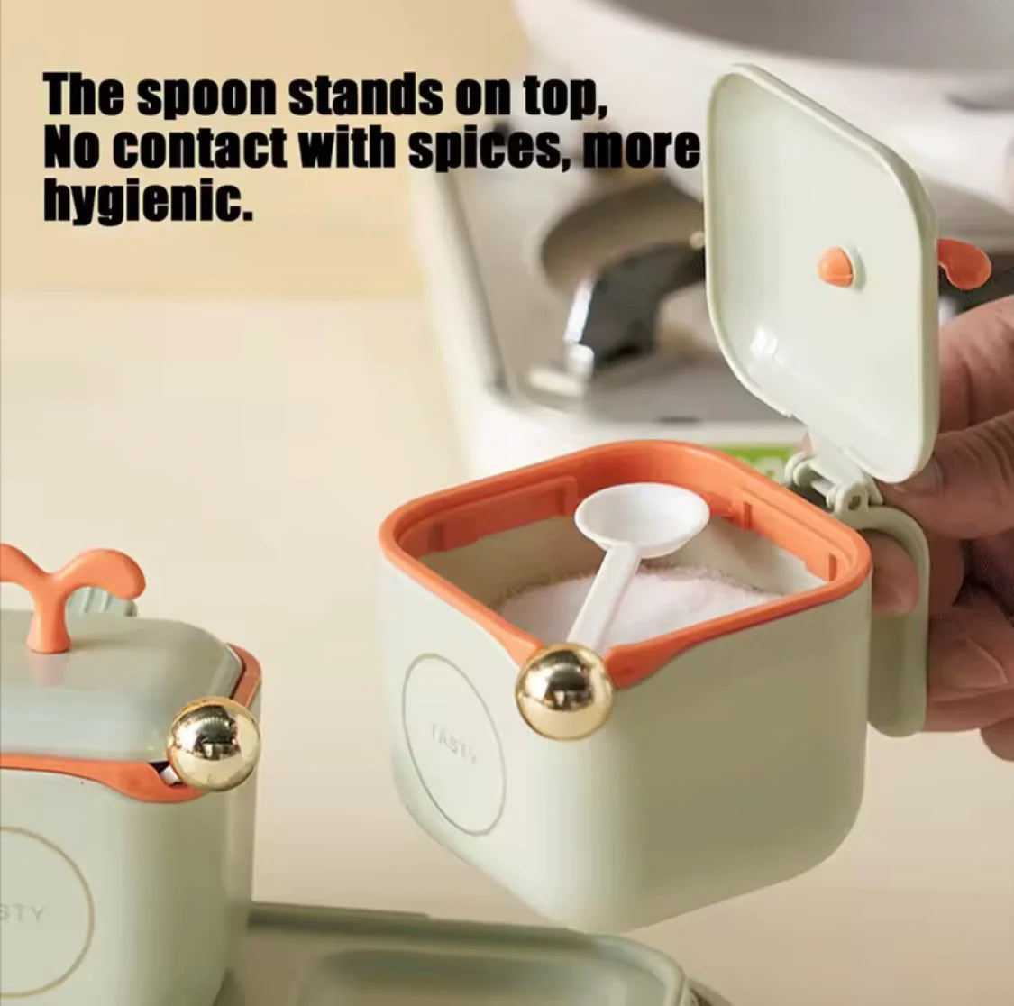 Pastel Harmony 3-Piece Seasoning Box Set