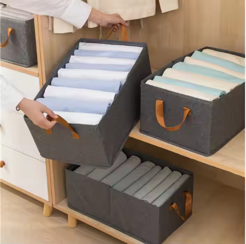 Collapsible Fabric Storage Basket