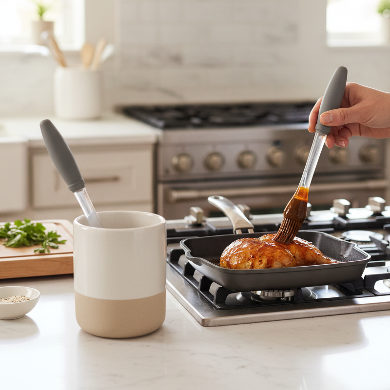 GrillPro Oil-Dispense Silicone Brush
