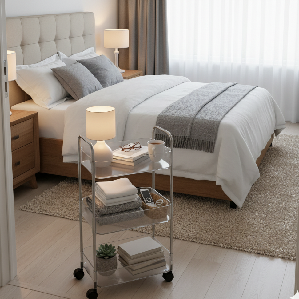 ClearMove 3-Tier Storage Cart