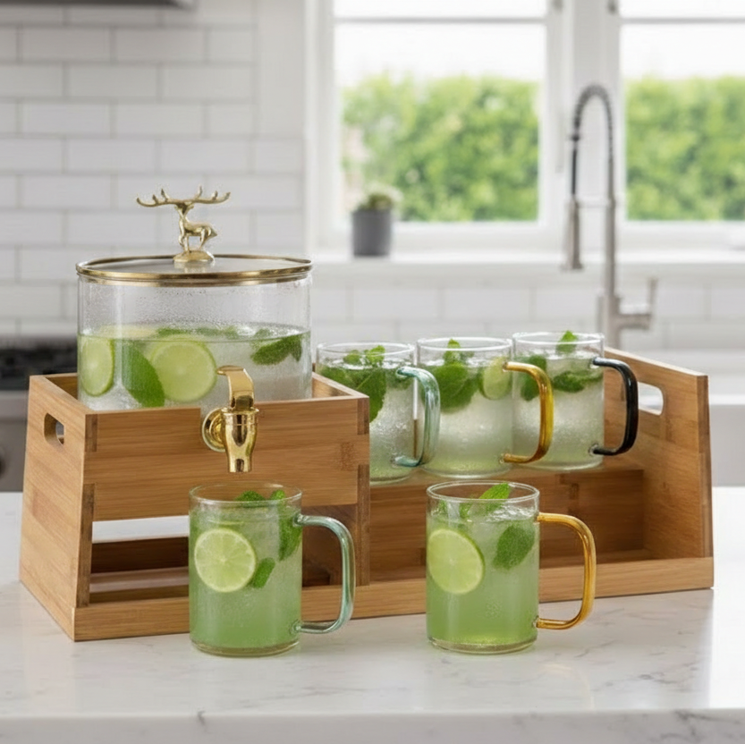 The Refresh Hub - Dispesner & Glasses Set (1150)