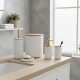 Elite Ribbed 5-Piece Bathroom Set (172) By Duman