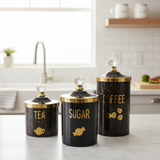 Crown & Bow Collection Storage Jars (Set of 3)