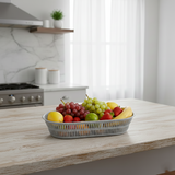 Multipurpose Oval Bamboo Basket by Limon