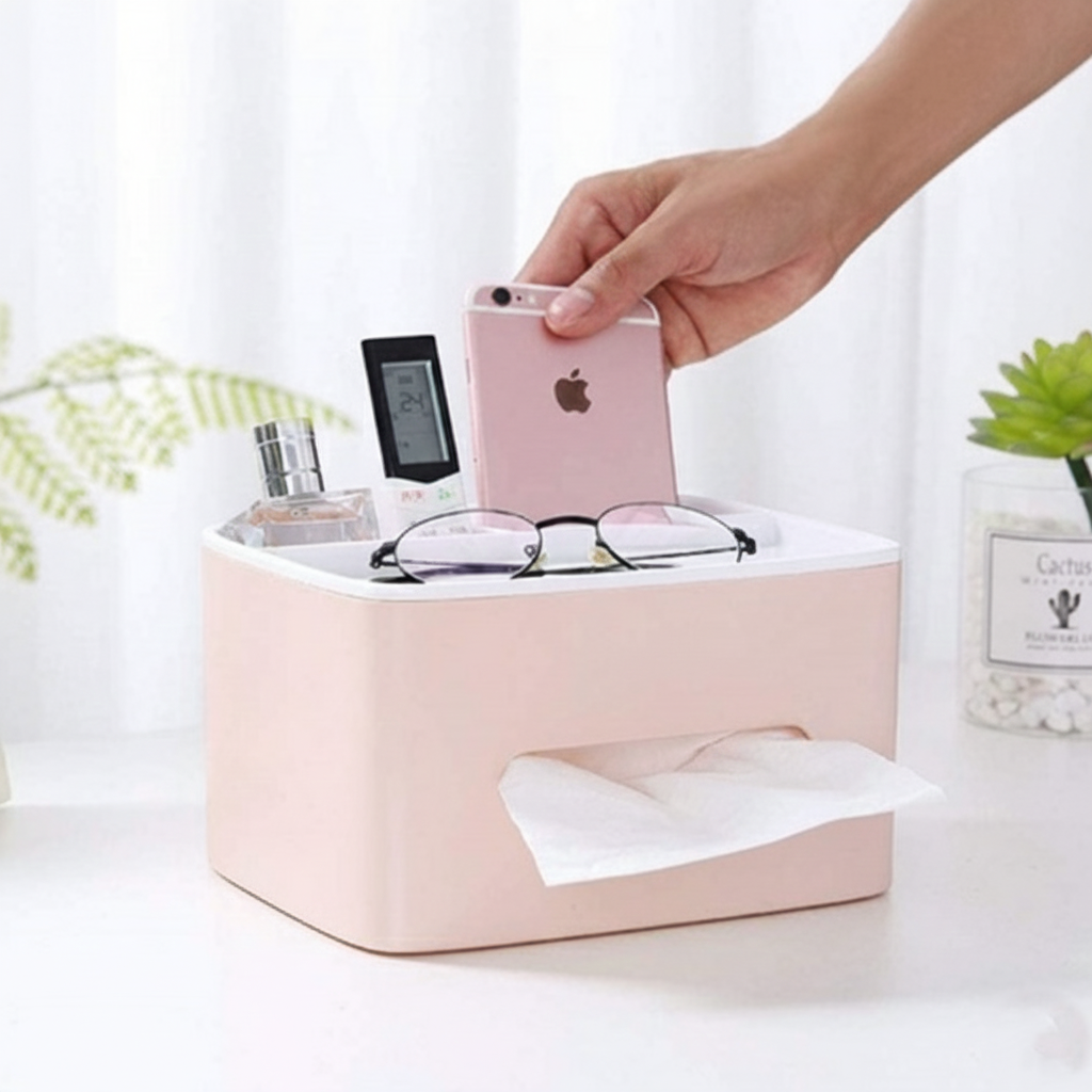 ECOCO All-in-One Tissue & Storage Hub