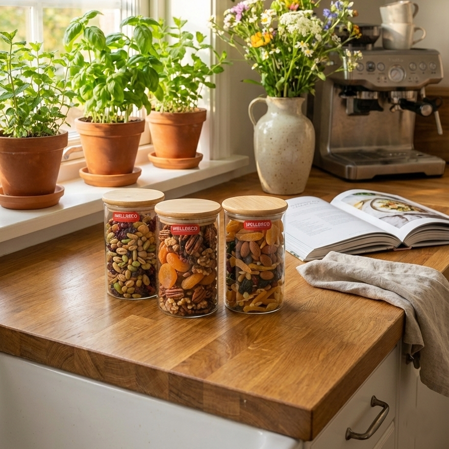 PureSeal Glass Canister Trio