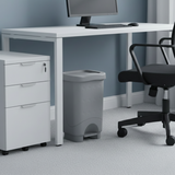 18L Bamboo-Style Dustbin with Pedal (1580) by Limon