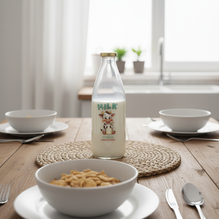 DailyServe Glass Bottle 1000 ml