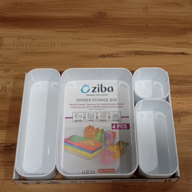 FlexiDivide 4-Piece Organizer Set (37125) by Ziba