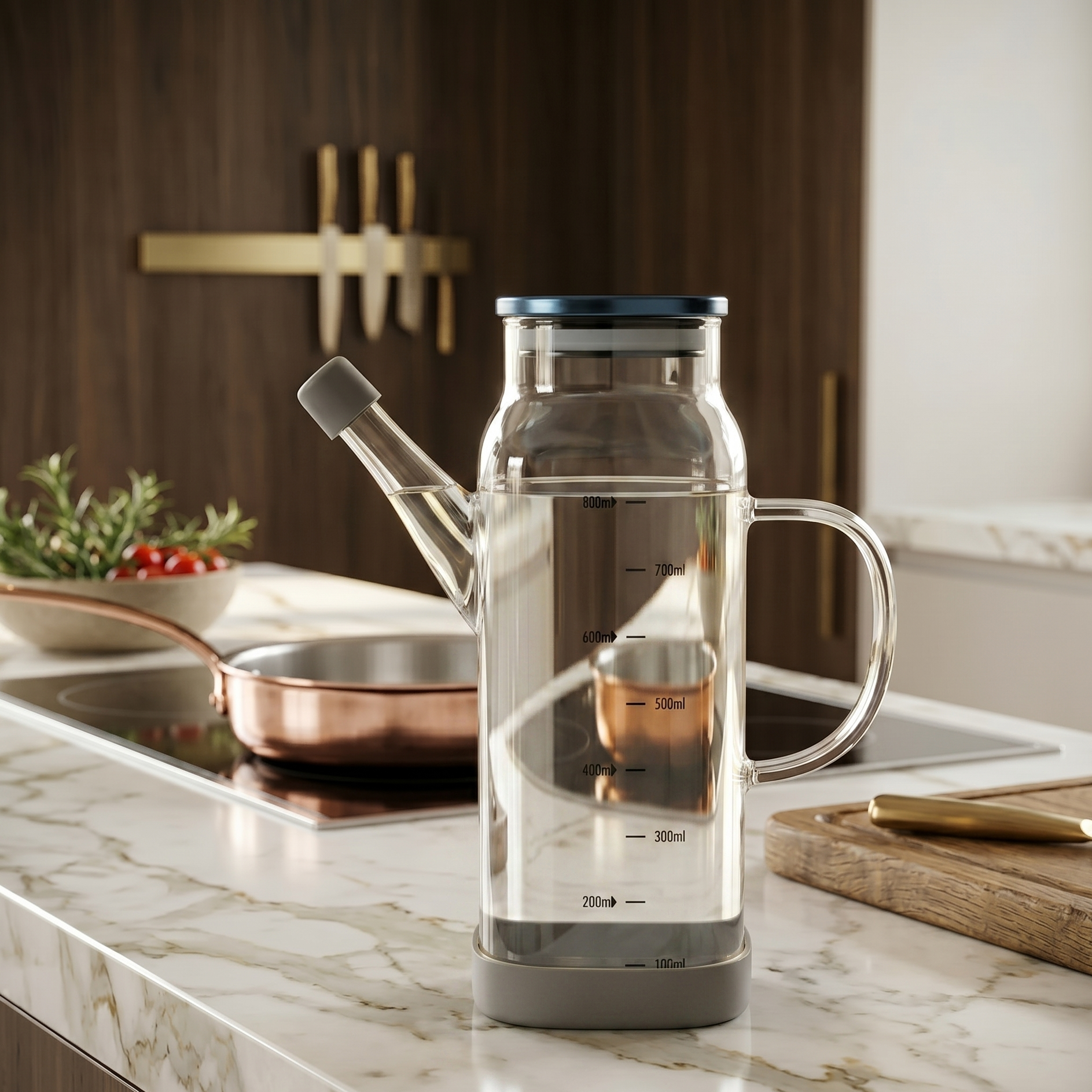 800ml Square Base Oil Dispenser