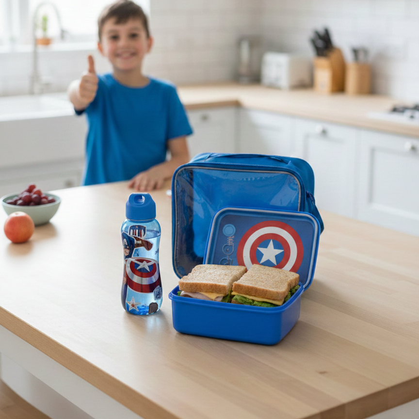 SnackMate Trio - Lunch Bag, Lunch Box, & Water Bottle Set