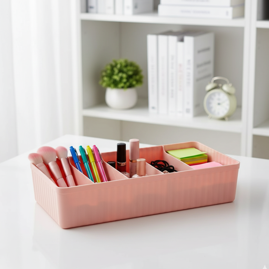 StackEase 5-Grid Organizer Tray by Ziba