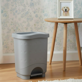 7L Bamboo-Style Dustbin with Pedal (1582) by Limon