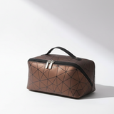 Diamond PU Travel Cosmetic Pouch