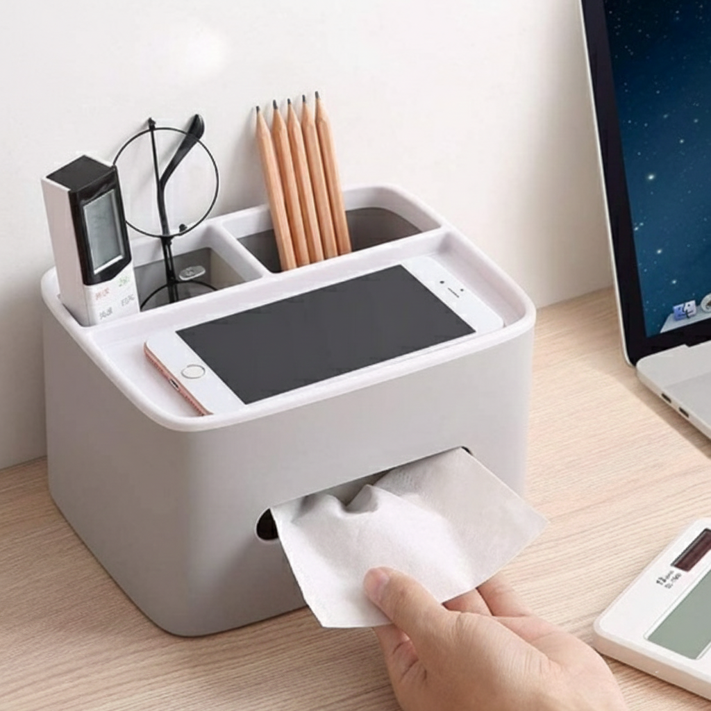 ECOCO All-in-One Tissue & Storage Hub
