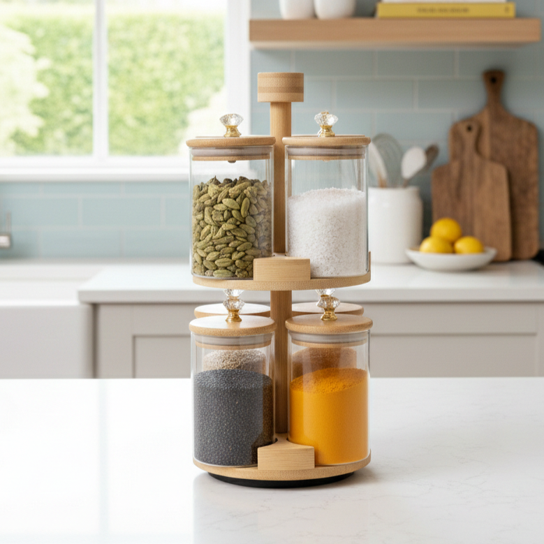 360° Rotating 2-Tier Spice Tower (1140)