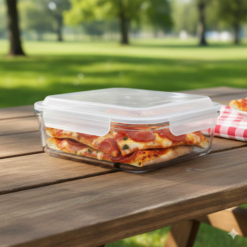 LuxeSeal Glass Container 2.1L (2045) By Limon