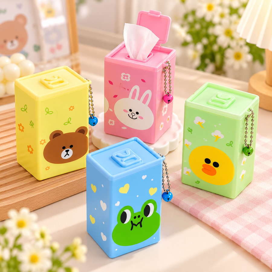 Hanging Wipes Holder with Flip-Top Lid & 30 Wipes
