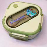 SnackPals Lunch Keeper - Kids Lunch Box with Reusable Spoon & Fork