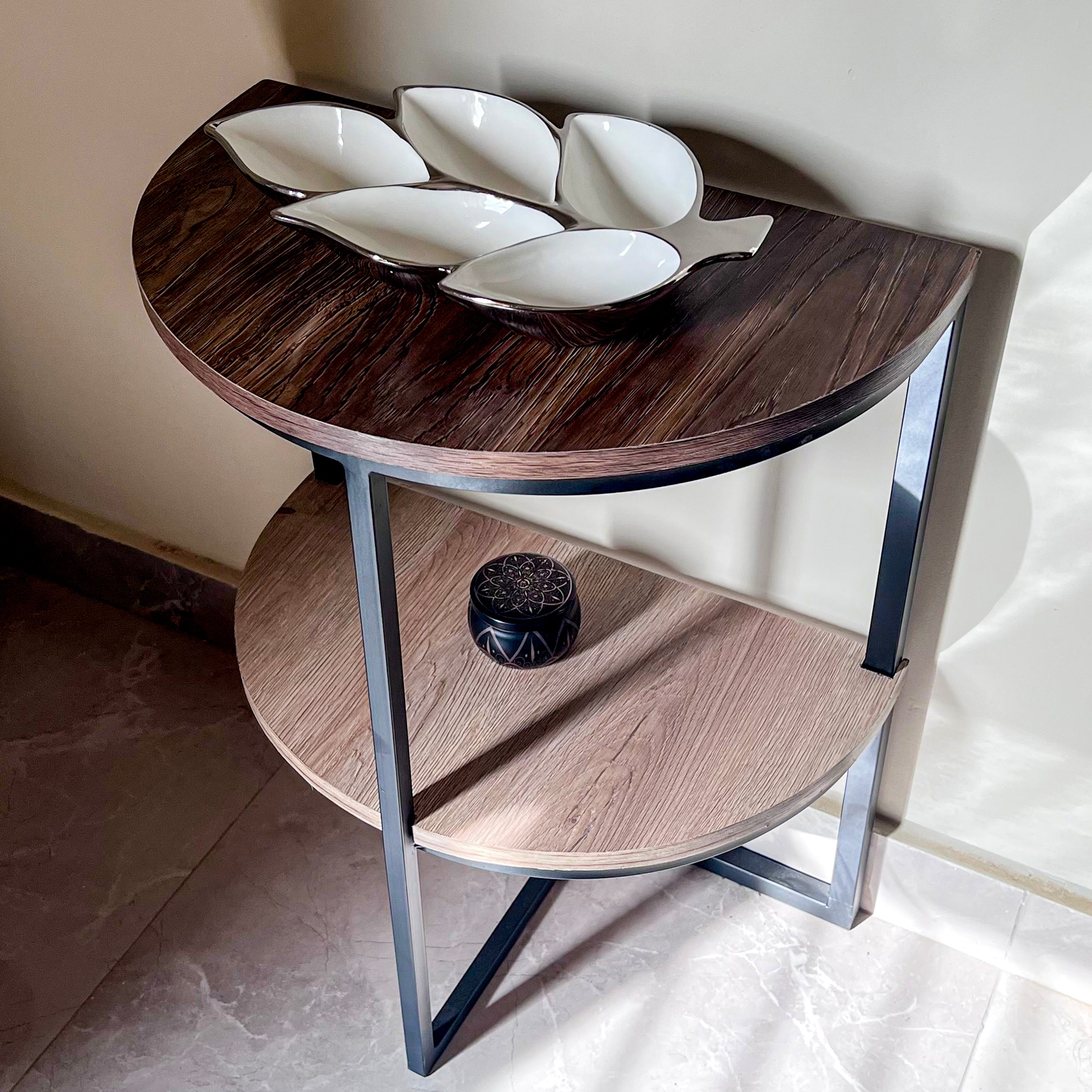 Half-Moon Side Table by Matrix