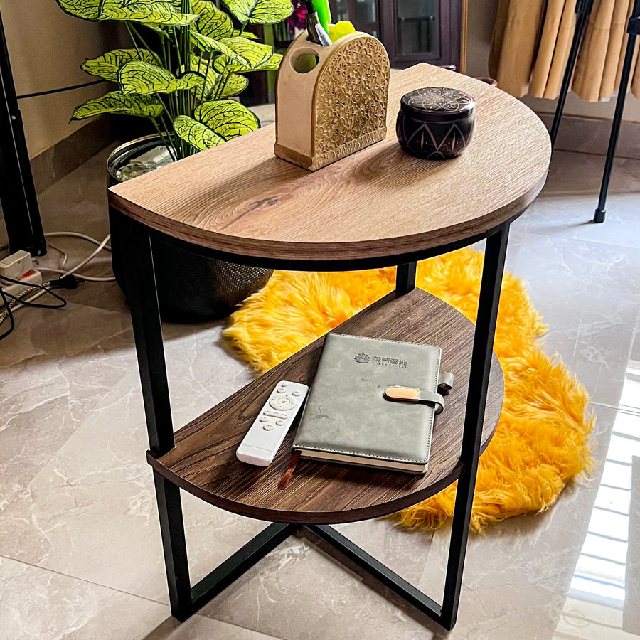 Half-Moon Side Table by Matrix