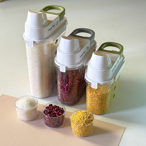 Modular Airtight Stackable Food Storage Container – All-In-One Store