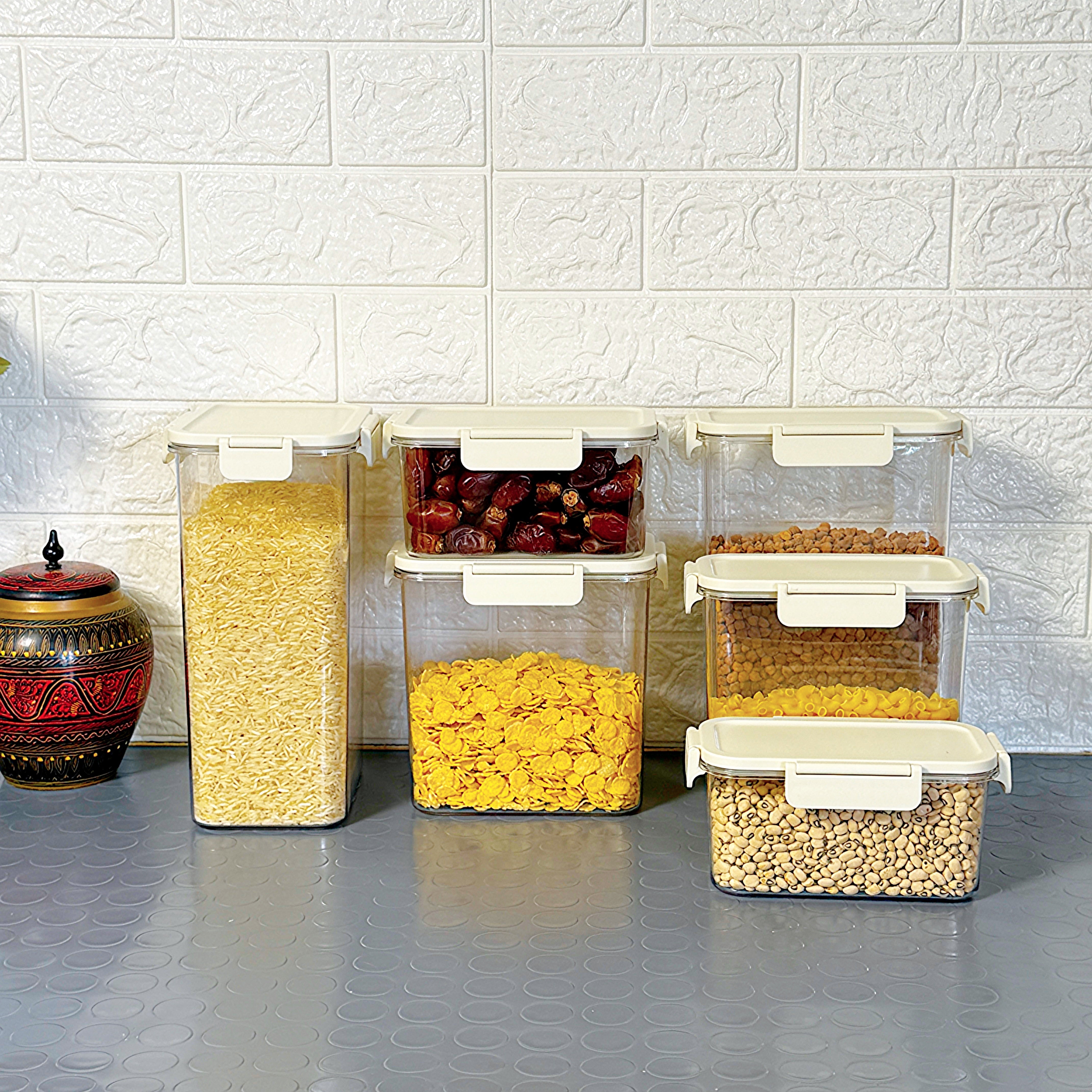 MoistureLock Multi-Shape Storage Canisters – Airtight & Space-Saving