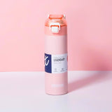 DODGE - Slim Insulated Stainless Steel Anti-Spill Bottle (500ml) (DB-22655)