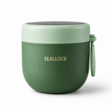 Portable Breakfast Bowl with Seal Lock Lid & Attached Spoon