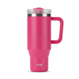 TYESO® Mega-Capacity Sill-Proof Stainless Steel Tumbler with Straw & Cleaning Brush (1200ml) (TS-8868)