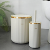 Elite Ribbed 2-Piece Bathroom Set (173) By Duman