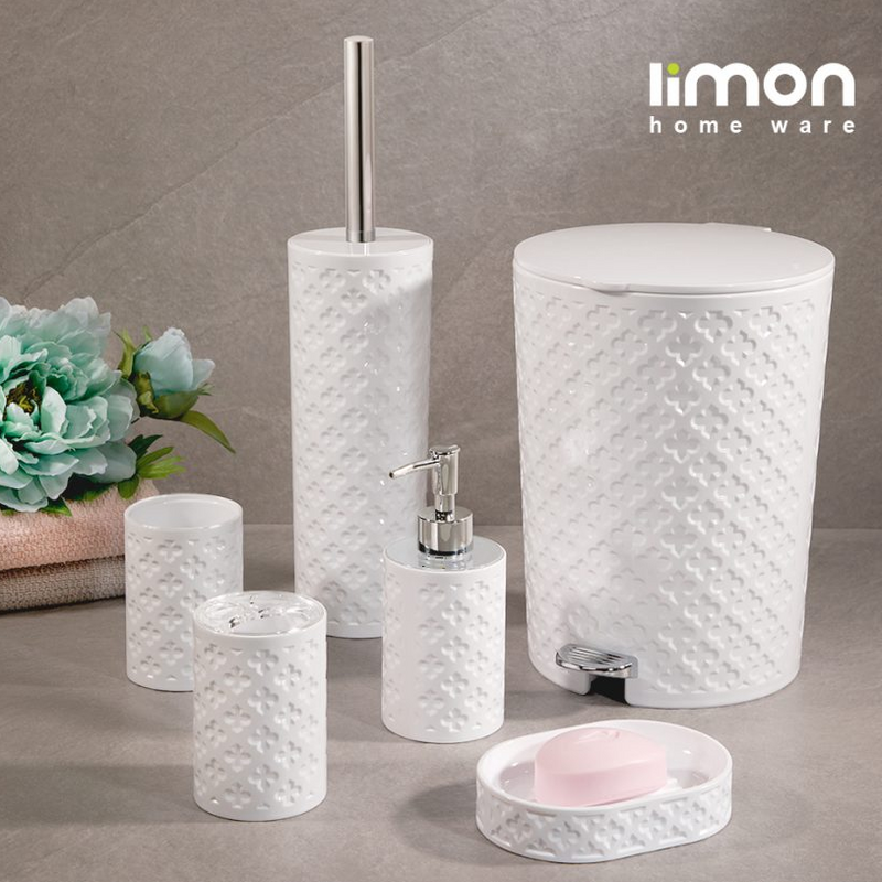 Floral Series 6-Piece Bathroom Set (1760) by Limon