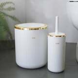 Elite Ribbed 2-Piece Bathroom Set (173) By Duman