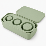 Silicone Ice Cube Tray – 3 Pcs Hollow Cylinder Molds for Tumblers