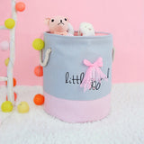 Little Princess Storage Basket with Rope Handle - Round