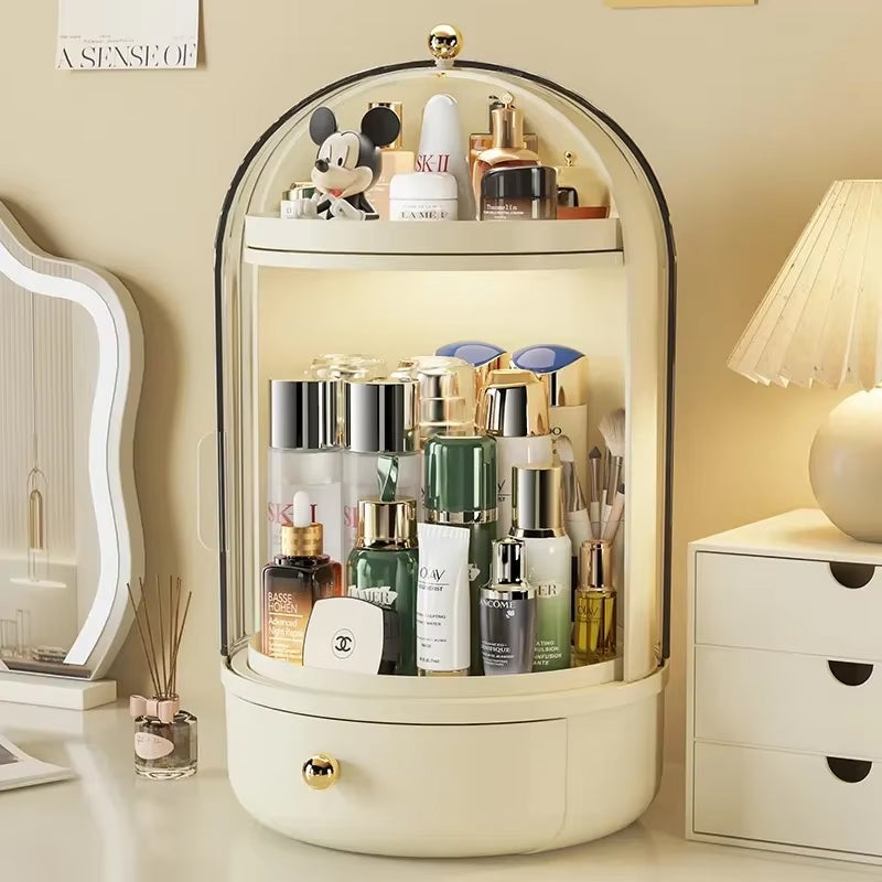 Vanity cosmetic organizer