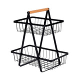 2-Tier Carry and Serve Fruit Basket by Matrix