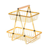 2-Tier Carry and Serve Fruit Basket by Matrix