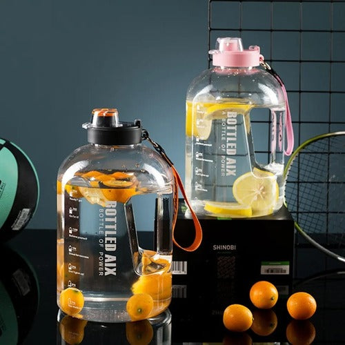 2200ml Water Bottle with Handle Strap