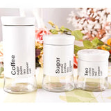 Airtight Glass Storage Jar Set (3 Pcs)