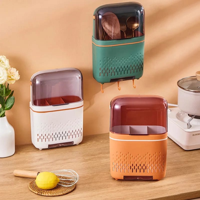 Self-Adhesive Cutlery Organizer