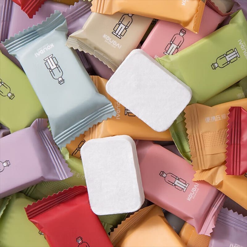 14pcs Compressed Travel Disposable Face Towel