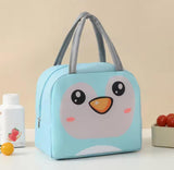 Charming Animals Insulated Lunch Bags (Canvas Material) – Kids' School & Travel Buddy
