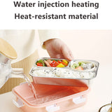 Double-Walled Insulated Stainless Steel (SUS304) Lunch Box with Convenient Dipping Cup (7095)